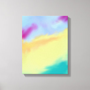 schöne Aquarellkunst Leinwanddruck
