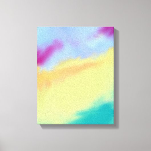 schöne Aquarellkunst Leinwanddruck (Vorderseite)