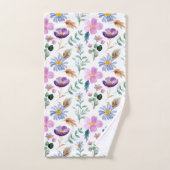 Schöne Aquarellkunst Weiblich aussehen Badhandtuch Set (Handtuch)