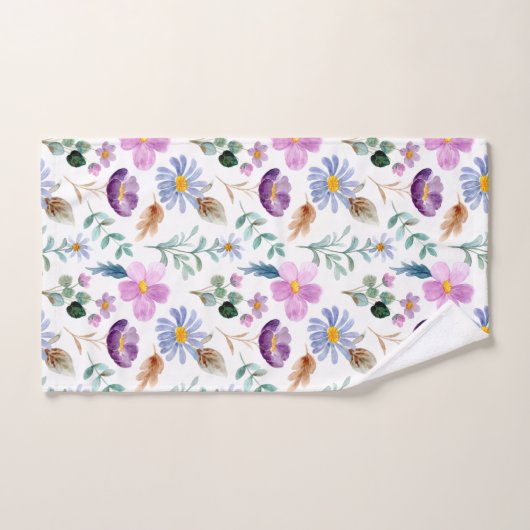 Schöne Aquarellkunst Weiblich aussehen Badhandtuch Set (Handtuch)