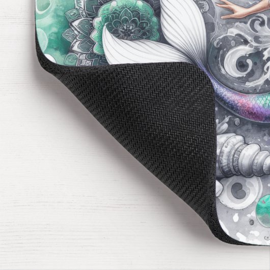 Schöne Aquarellmaid Mousepad (Ecke)