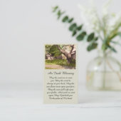 Schöne Aquarellmalerei Sympathiekarte Visitenkarte (Stehend Vorderseite)