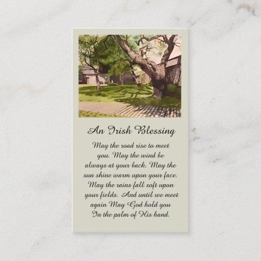 Schöne Aquarellmalerei Sympathiekarte Visitenkarte (Vorderseite)