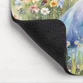 Schöne Aquarellmühle auf der Wiese Mousepad (Ecke)