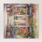 Schöne Aquarellmühle Puzzle (Horizontal)