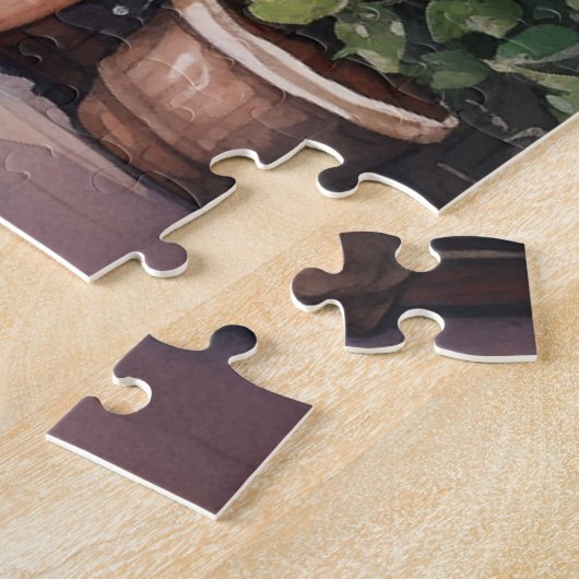 Schöne Aquarellmühle Puzzle (Seite)