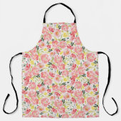 Schöne Aquarellmuster Blume feminine Schürze (Vorderseite)