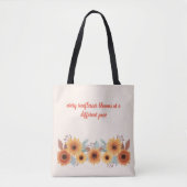 schöne Aquarellsonnenblume Tasche (Vorderseite)