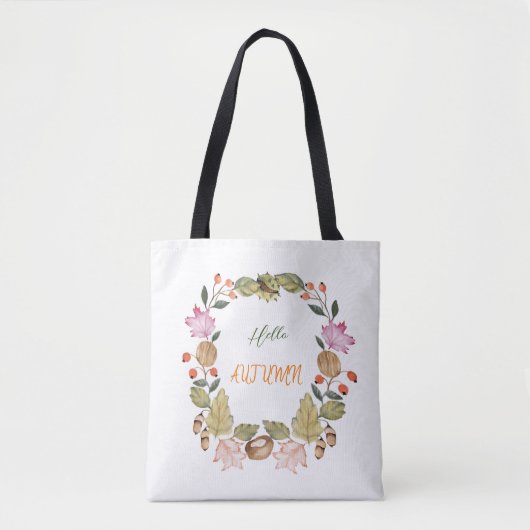 Schöne Aquarelltasche Tasche (Vorderseite)