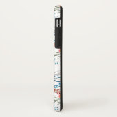 Schöne Aquarellvögel und Foliage Muster Case-Mate iPhone Hülle (Hinten/Links)