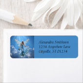 Schöne Aquarius Fairy in den Wolken (Insitu)