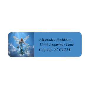 Schöne Aquarius Fairy in den Wolken