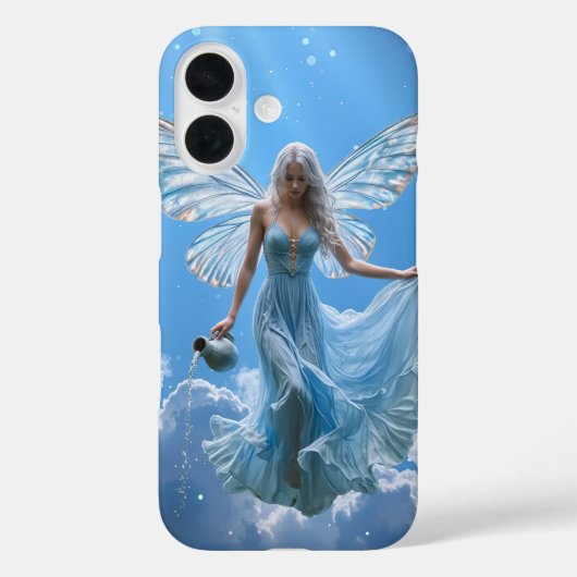 Schöne Aquarius Fairy in den Wolken Case-Mate iPhone Hülle (Rückseite)