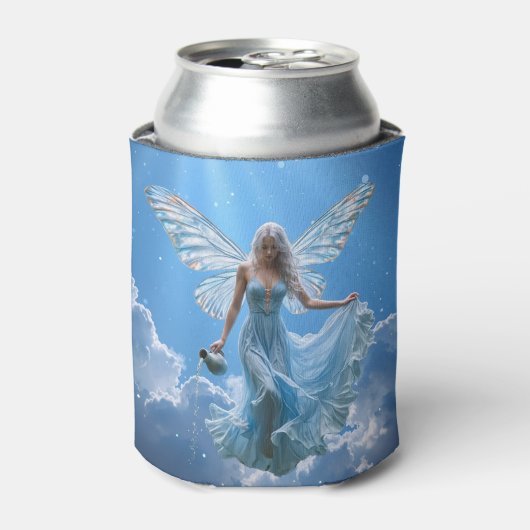 Schöne Aquarius Fairy in den Wolken Dosenkühler (Kanne Vorderseite)