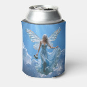 Schöne Aquarius Fairy in den Wolken Dosenkühler (Kanne Rückseite)
