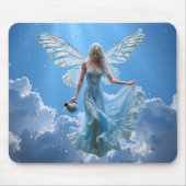 Schöne Aquarius Fairy in den Wolken Mousepad (Vorne)