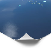 Schöne Aquarius Fairy in den Wolken Poster (Ecke)