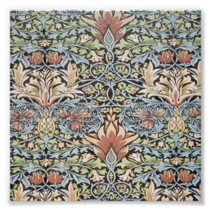 Schöne Arbeit von William Morris,Art Nouveau,Schön Fotodruck