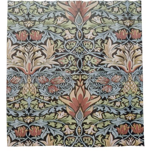 Schöne Arbeit von William Morris, Kunst Nouveau, Duschvorhang (Vorderseite)