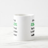 Schöne Arbeitsstätte soziale Distanz Kaffeetasse (Mittel)
