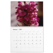 Schöne arktische Wildblumen - Farbwand Kalender (Feb 2027)