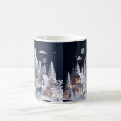 Schöne Art Art Style Winter Wildlife Szene Kaffeetasse (Mittel)