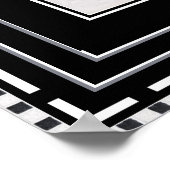 Schöne Art Deco Print Poster (Ecke)