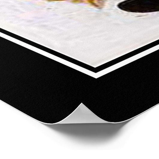 Schöne Art Deco Print Poster (Ecke)