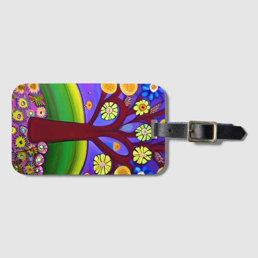 Schöne Artwork | BEHALTEND TOUCH Gepäckanhänger (Vorderseite (Horizontal))