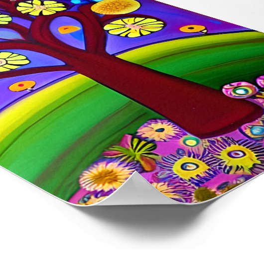 Schöne Artwork | BEHALTEND TOUCH Poster (Ecke)