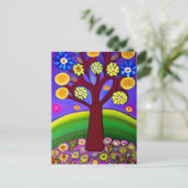 Schöne Artwork | BEHALTEND TOUCH Postkarte (Stehend Vorderseite)