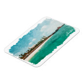 Schöne Aruba Tropical Island Reise Magnet (Linke Seite)