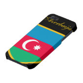 Schöne Aserbaidschan-Flagge iPhone Hülle (Unterseite)