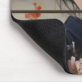 Schöne Asienfrau Mousepad (Ecke)