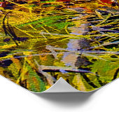 Schöne Aspen Bäume im Herbst Splendor Poster (Ecke)