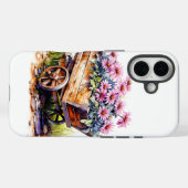 Schöne Aster-Blume in einem Radfass Case-Mate iPhone Hülle (Rückseite (Horizontal))