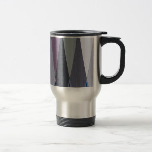 Schöne atemberaubende Chevron-Design-Kunst drucken Reisebecher