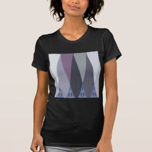 Schöne atemberaubende Chevron-Design-Kunst im Druc T-Shirt