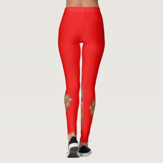 Schöne atemberaubende Mode Leggings (Rückseite)