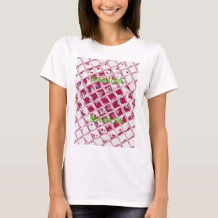 Schöne atemberaubende rote stilvolle Spiegelbild-K T-Shirt