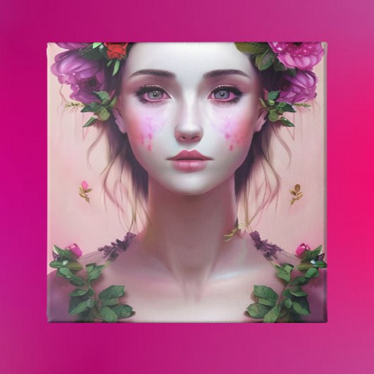 Schöne ätherische Verzauberung Fantasy Art Leinwanddruck