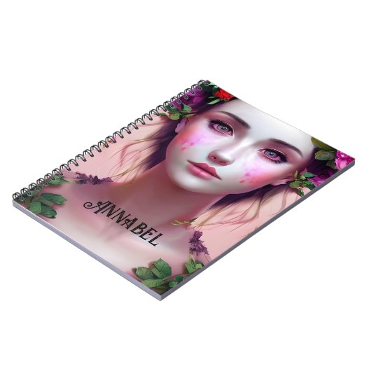 Schöne ätherische Verzauberung Fantasy Art Notizblock (Linke Seite)