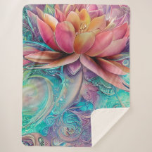 Schöne ätherische Whimsical Lotus Blume