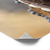 Schöne äthiopische Frau aus Omo Valley Poster (Ecke)