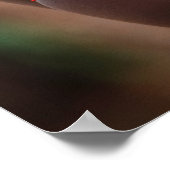 Schöne äthiopische Frau aus Omo Valley Poster (Ecke)