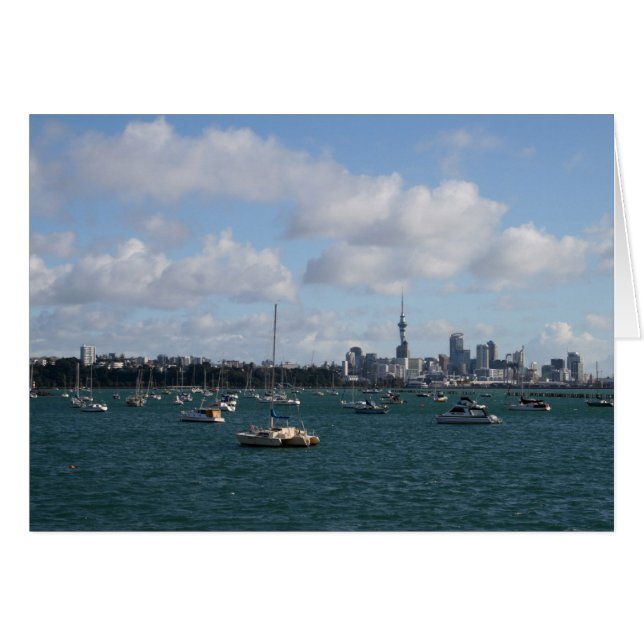 Schöne Auckland-Skyline (Vorderseite (Horizontal))