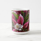 Schöne auffallende Blumen Kaffeetasse (Mittel)