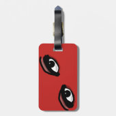 SCHÖNE AUGEN durch Slipperywindow Gepäckanhänger (Rückseite vertikal)