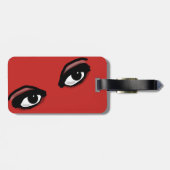 SCHÖNE AUGEN durch Slipperywindow Gepäckanhänger (Rückseite horizontal)