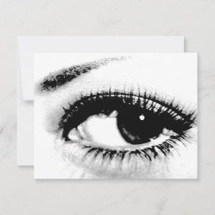 Schöne Augen-individuelle Einladungen